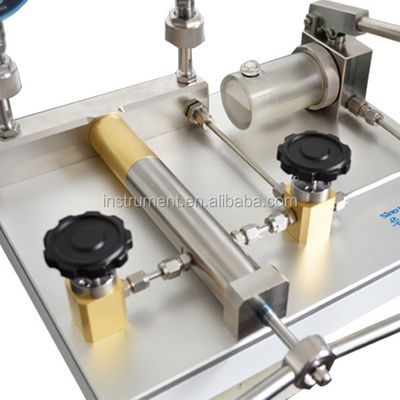Handmatige hydrostatische drukproefpomp van 1400 bar HS728 voor de oliesector onder hoge druk