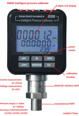 Ultrahoge nauwkeurigheid 0,025% Lab Master Gauge voor gas-olie- en waterdrukmonitoring
