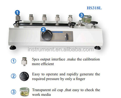 Versatile HS318L elektrische hydraulische druktestbank met aanpassingsopties
