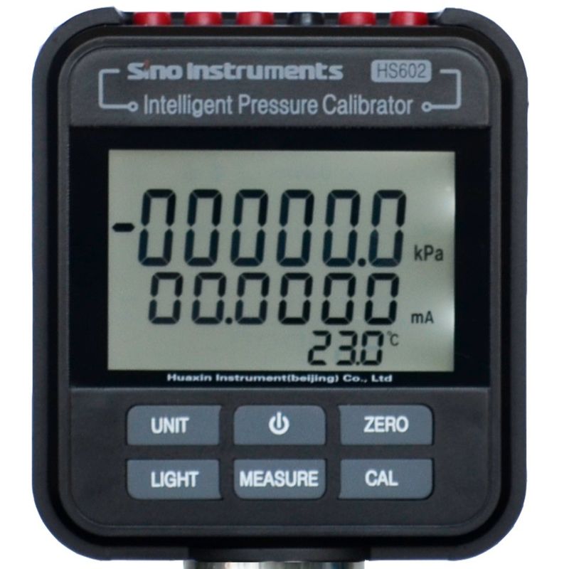HS602 Intelligente drukkalibrator 24V Spanning en stroom 4-20mA voor professionele